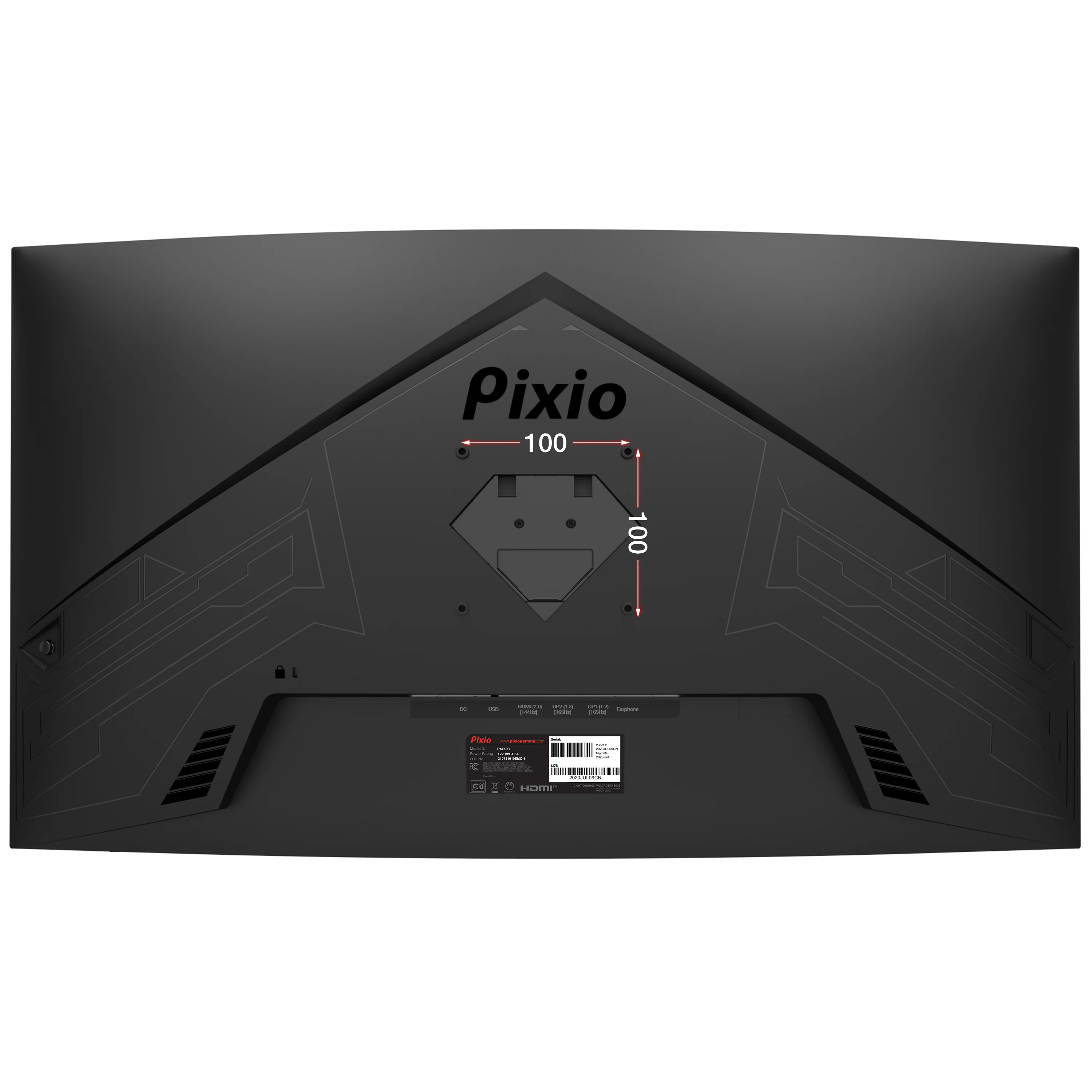 PXC277 Curved Gaming Monitor - Image 8
