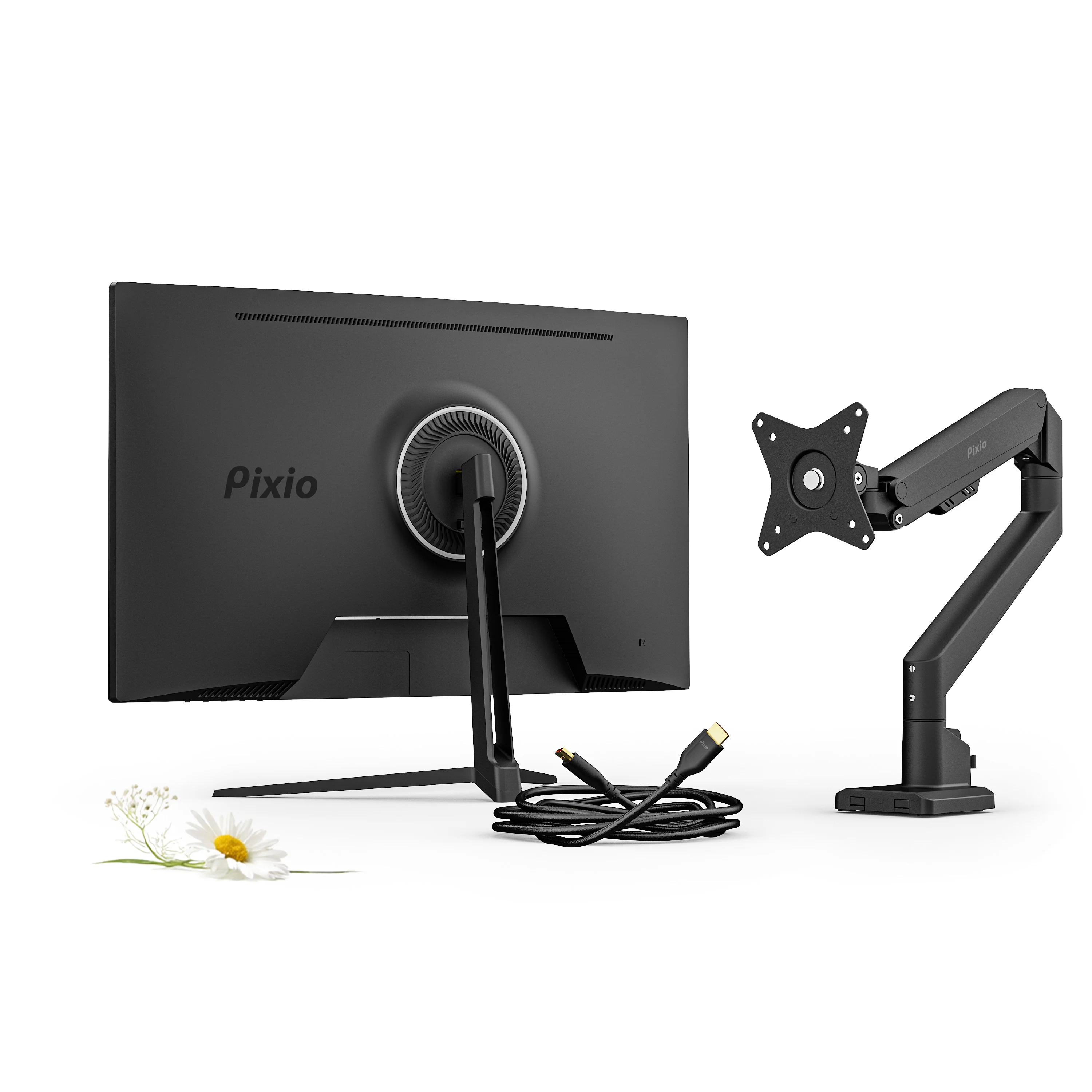 PXC279 Wave Bundle: Includes Monitor Arm + Accessories - Image 2
